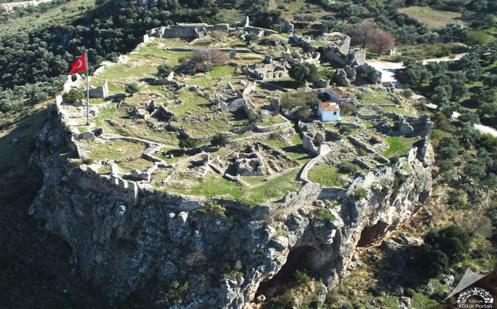Ege Bölgesi ve Muğla Turistik Alanlar Haritası